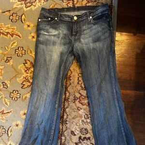 Rock Revival Dark Blue Straight Leg Jeans